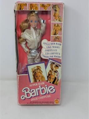 Vintage Mattel Barbie 3101 Super Hair Barbie 1986